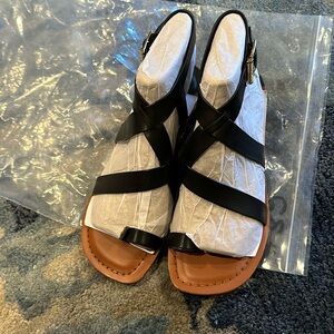 Franco Sarto Ina Strappy Leather Sandal